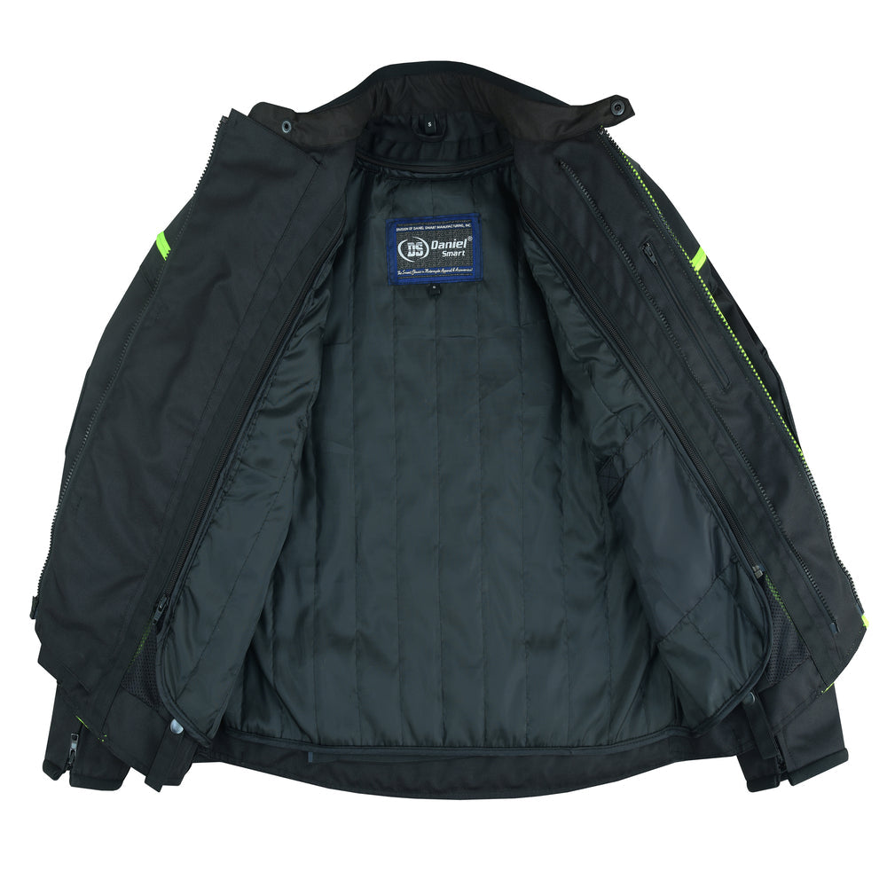 DS Hi-Viz blast Micro Mesh Mens Motorcycle Jacket – Lightweight