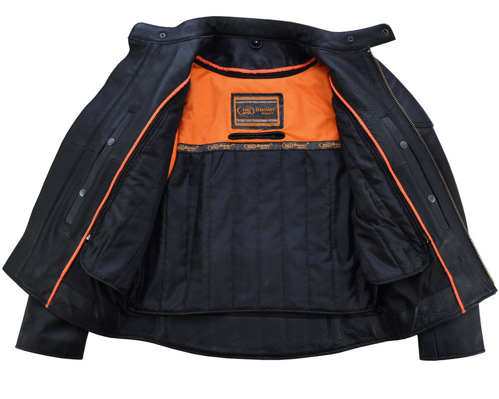 RC Men's Premium Vented Motorcycle Jacket – Side Laces