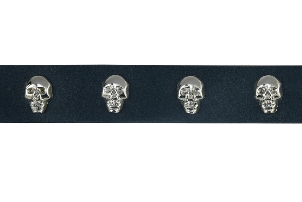 BLT Skull HeaRC Black Genuine Leather Belt