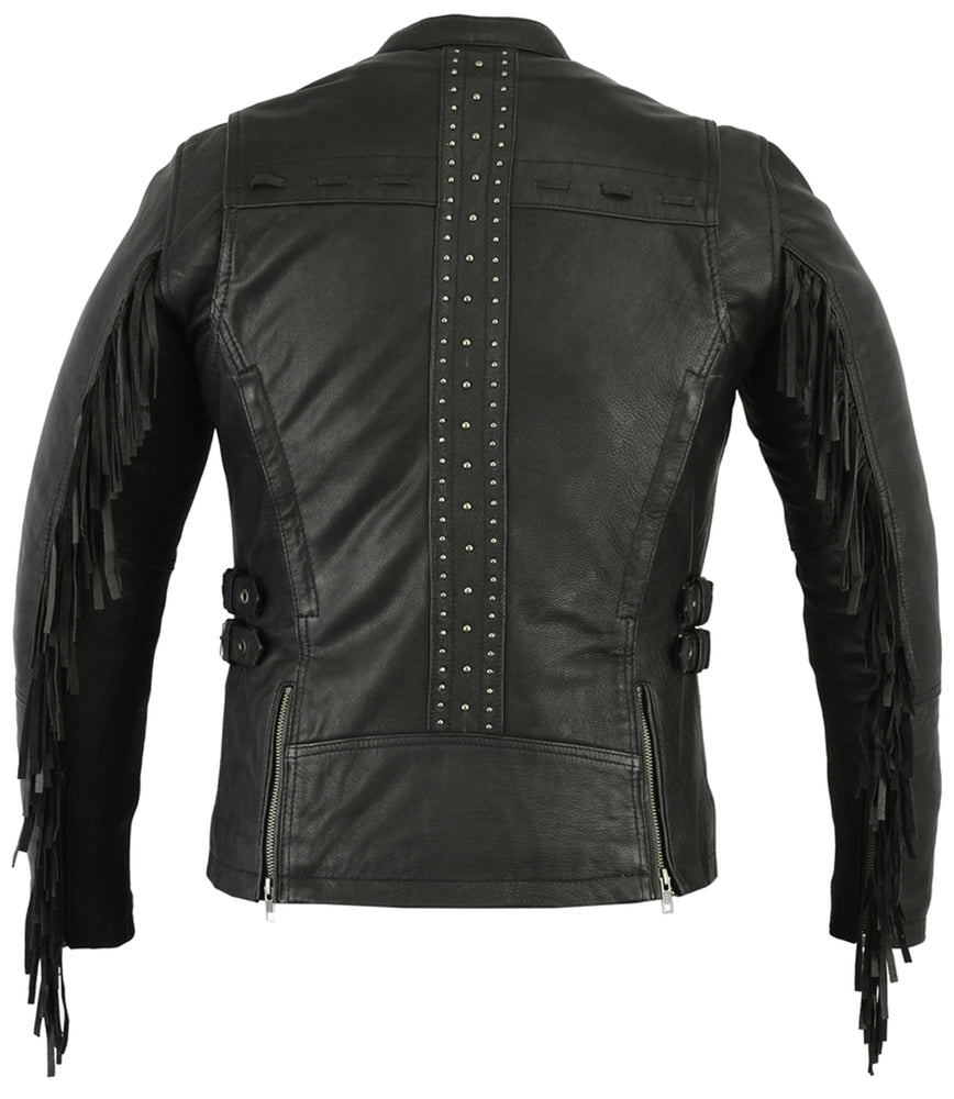 DS Women's Stylish Jacket with Fringe