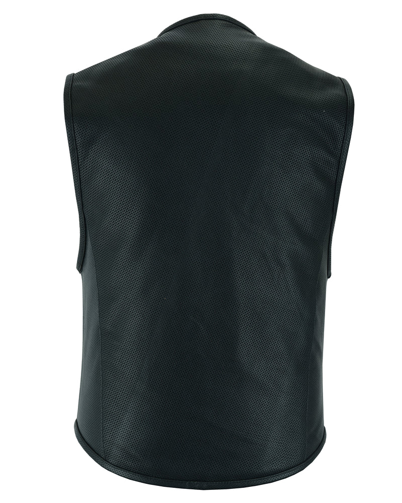 DS Men's Updated Perforated SWAT Team Style Vest - Black
