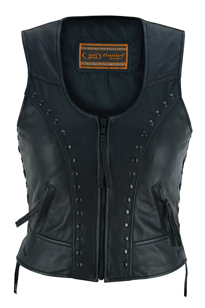 RC Women's Lightweight Vest with Rivets Detailing