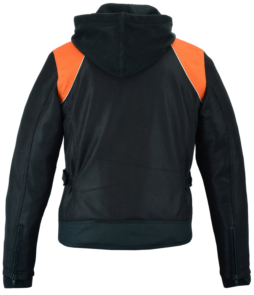 RC Women's Mesh 3-in-1 Riding Jacket (Black/Orange)