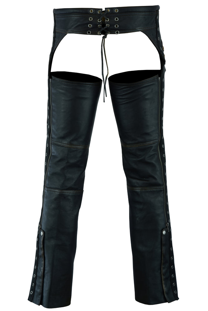 DS Women's Stylish Lightweight Hip Set Chaps in Lightweight Drum D