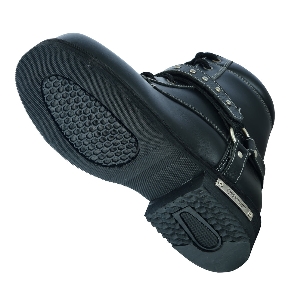 RC Women's Boots with Side Zipper and Single Strap