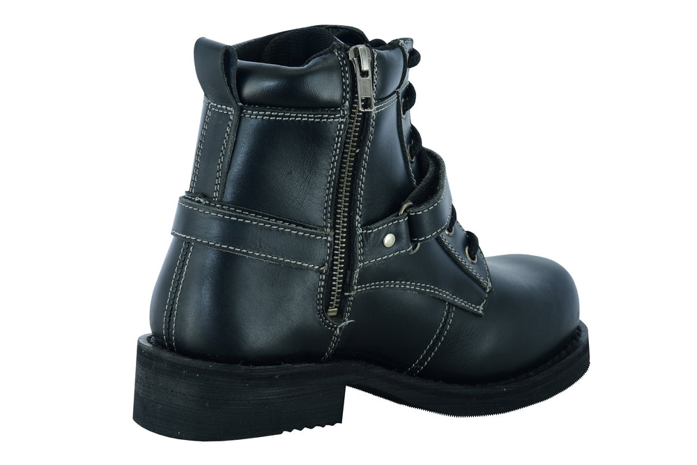 RC Women's Boots with Side Zipper and Single Strap