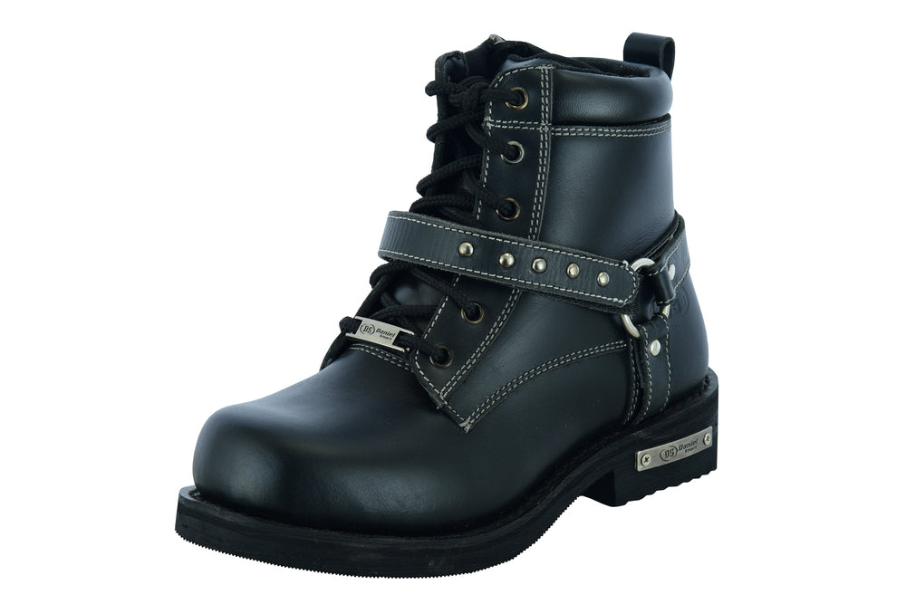 RC Women's Boots with Side Zipper and Single Strap