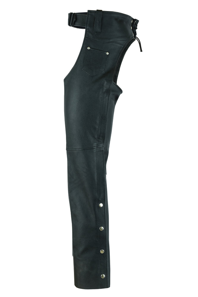 DS Unisex Basic Coin Pocket Leather Chaps