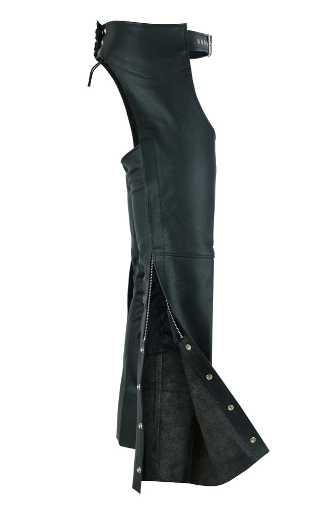 DS Unisex Basic Coin Pocket Leather Chaps