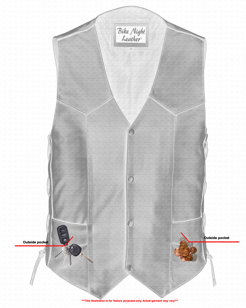 RC Men's Side Lace Economy Vest - Black