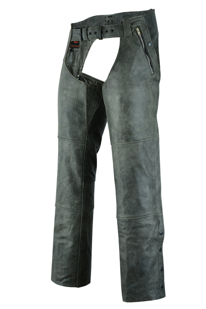 RC Unisex Double Deep Pocket Thermal Lined Chaps - GRAY