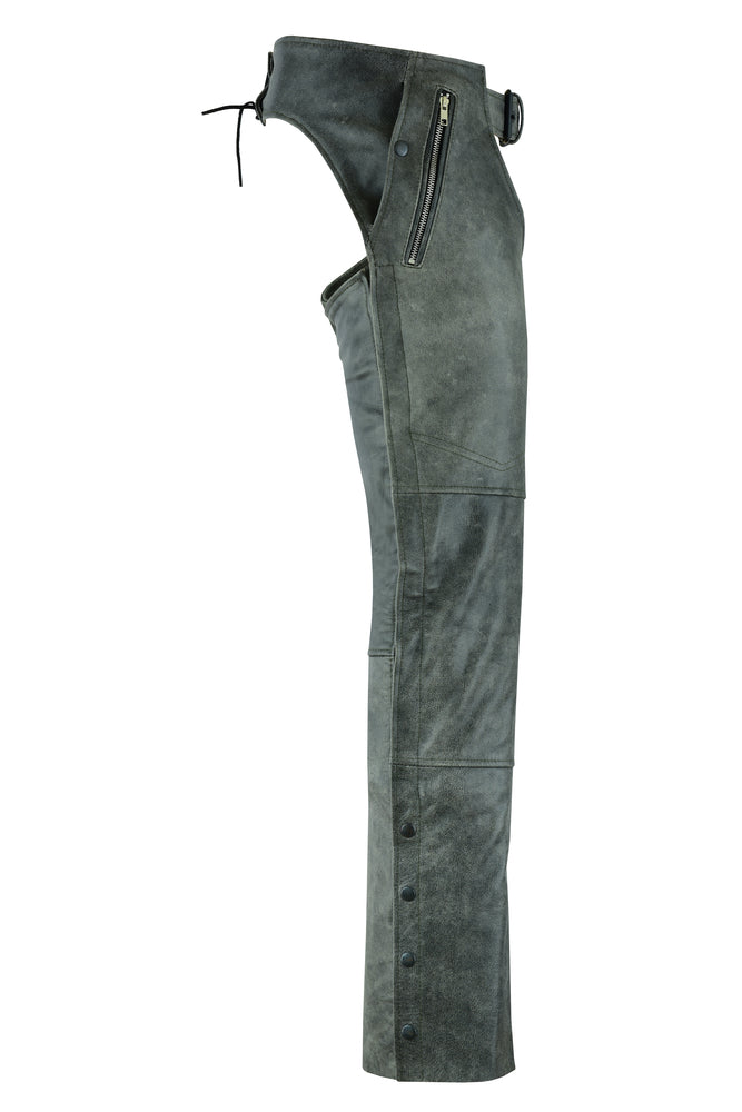RC Unisex Double Deep Pocket Thermal Lined Chaps - GRAY
