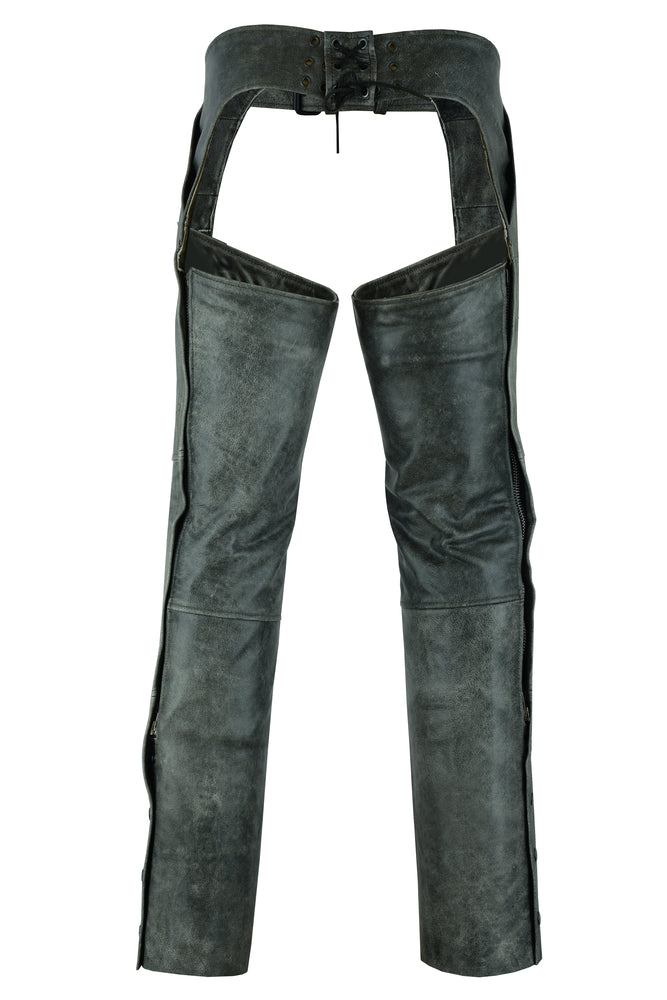 RC Unisex Double Deep Pocket Thermal Lined Chaps - GRAY