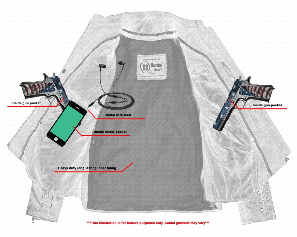 RC Women's Stylish Jacket with Grommet and Lacing Accents