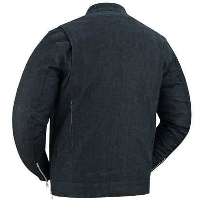 DM Mens Rough Rub-Off Denim Jacket