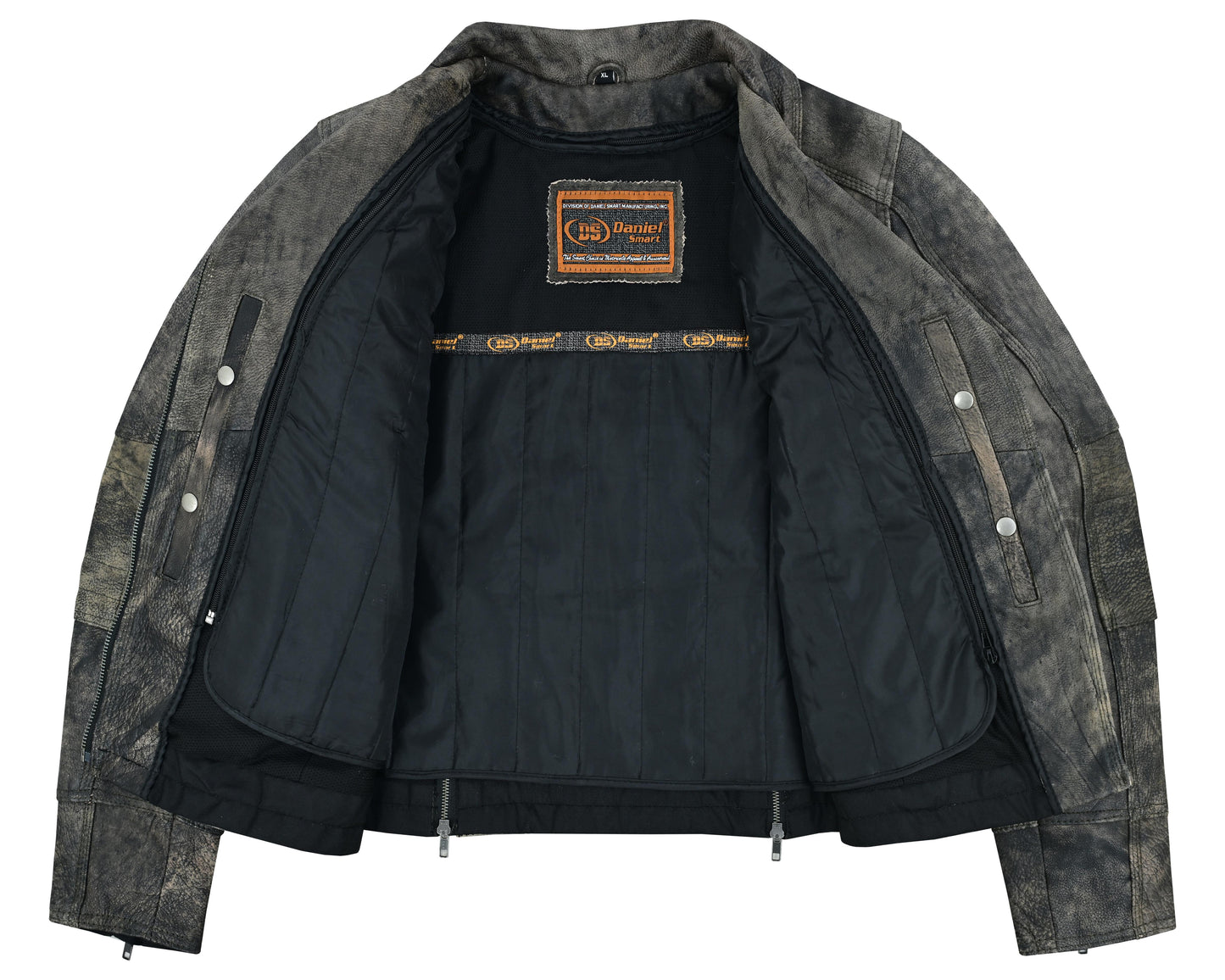 DS Women's Updated Stylish Antique Brown M/C Jacket