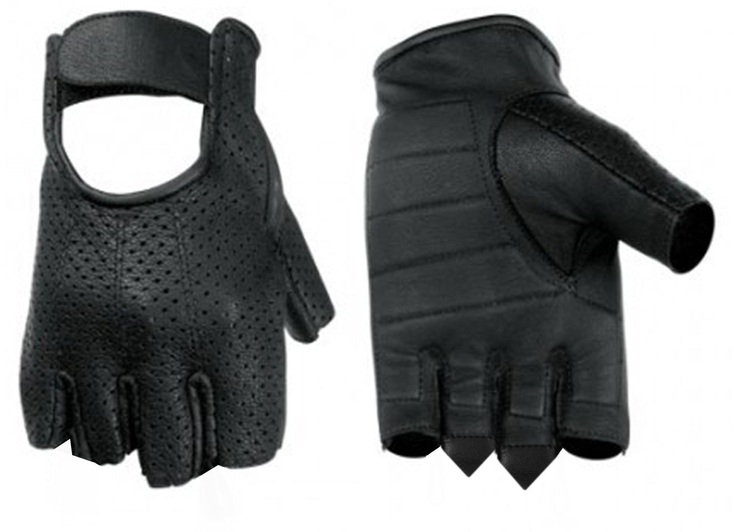 RC Perforated Fingerless Glove