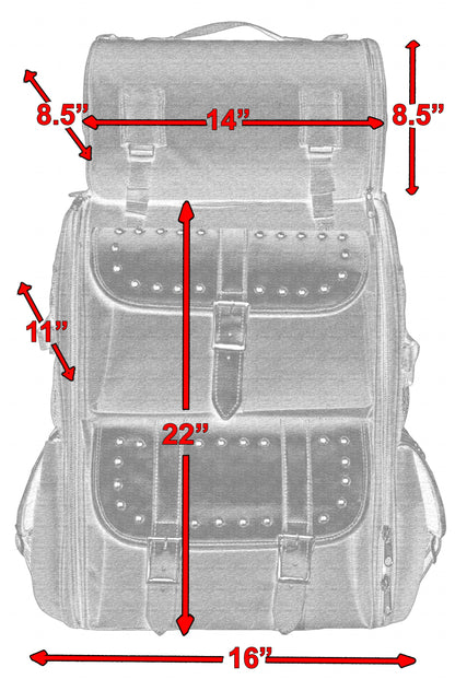 RC Updated Touring Sissy Bar Bag w/ StuRC