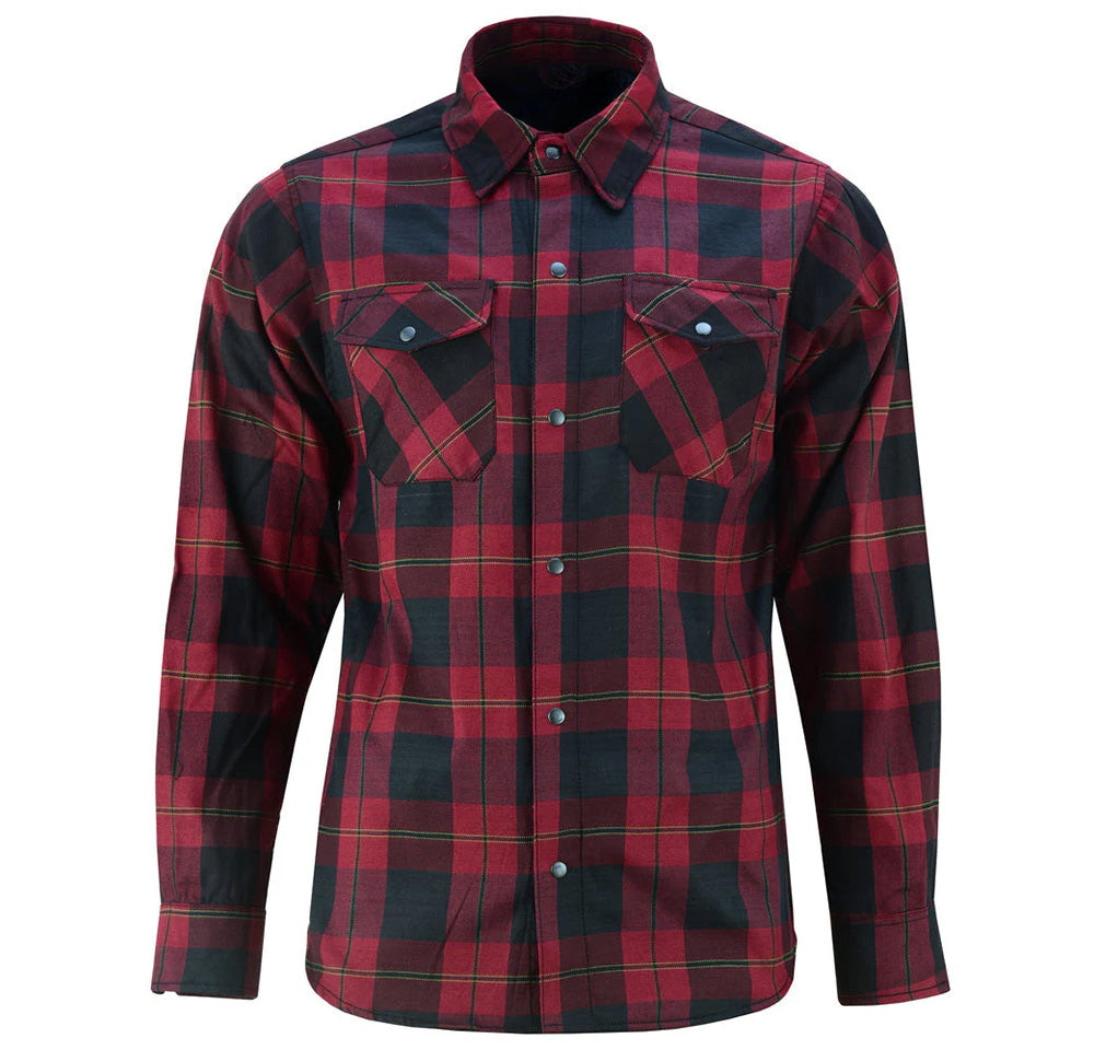 DS Flannel Shirt - Red and Black