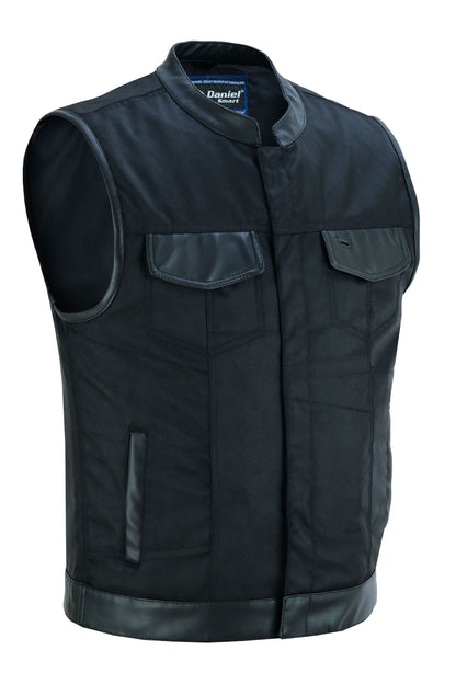 RC Concealed Snap Closure, Textile Material, Scoop Collar & Hidden