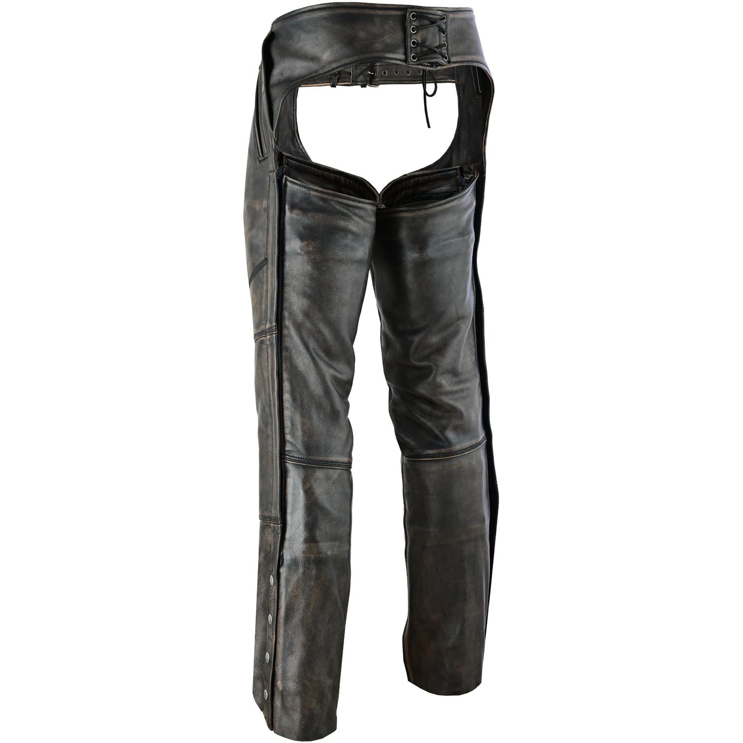 DS Unisex Four Pockets Insulated Chaps with Stretchable Inner Thigh