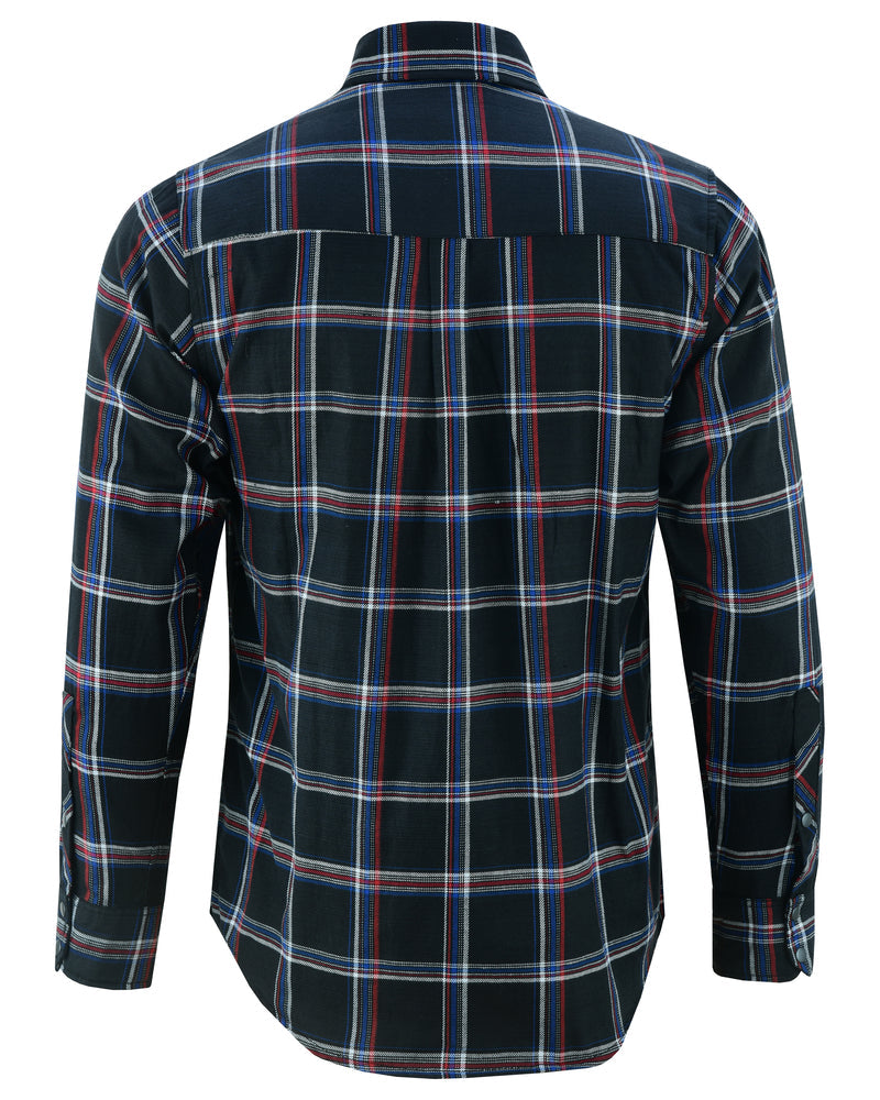 DS Flannel Shirt - Black, Red and Blue