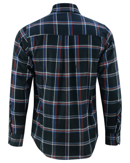 DS Flannel Shirt - Black, Red and Blue