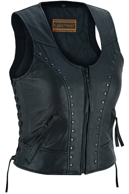 RC Women's Lightweight Vest with Rivets Detailing