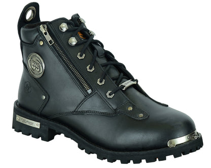 DS Men's 6'' Side Zipper Plain Toe Boot