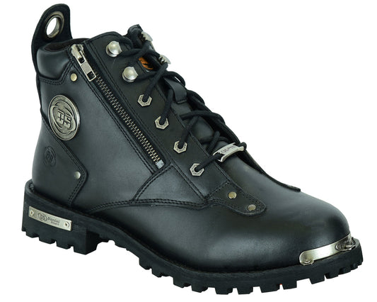DS Men's 6'' Side Zipper Plain Toe Boot