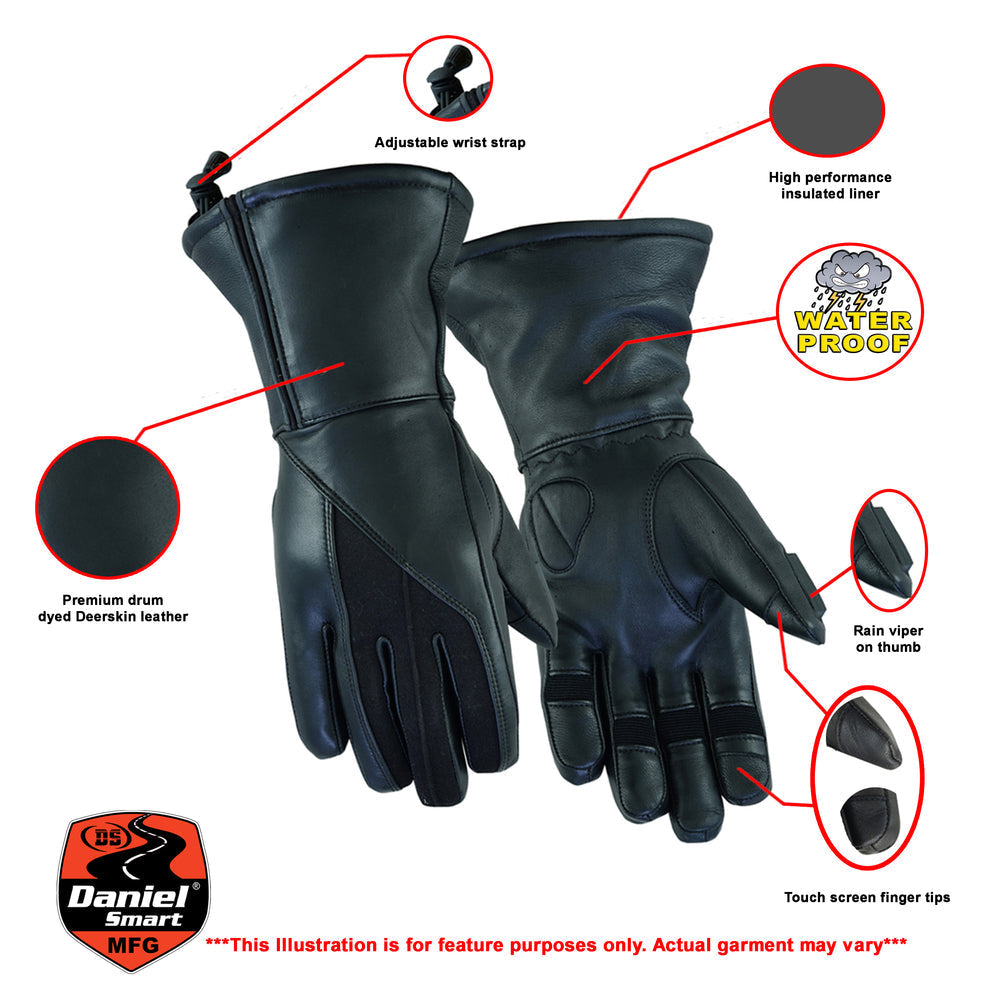 RC Women's Feature-Packed Deer Skin Insulated Cruiser Glove