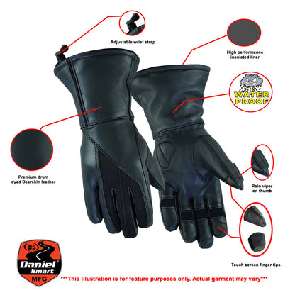 RC Women's Feature-Packed Deer Skin Insulated Cruiser Glove