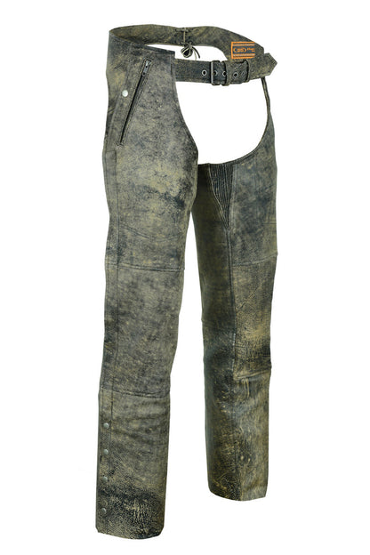 RC Unisex Double Deep Pocket Thermal Lined Chaps- Antique Brown