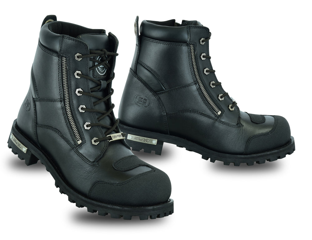 RC Men's Side Zipper Waterproof Ankle Protection Boots