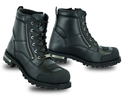 RC Men's Side Zipper Waterproof Ankle Protection Boots