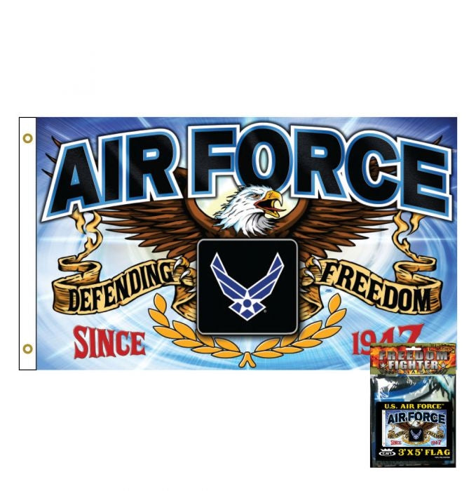 Sdflaf Military Defender - Air Force 3'x5' Flag