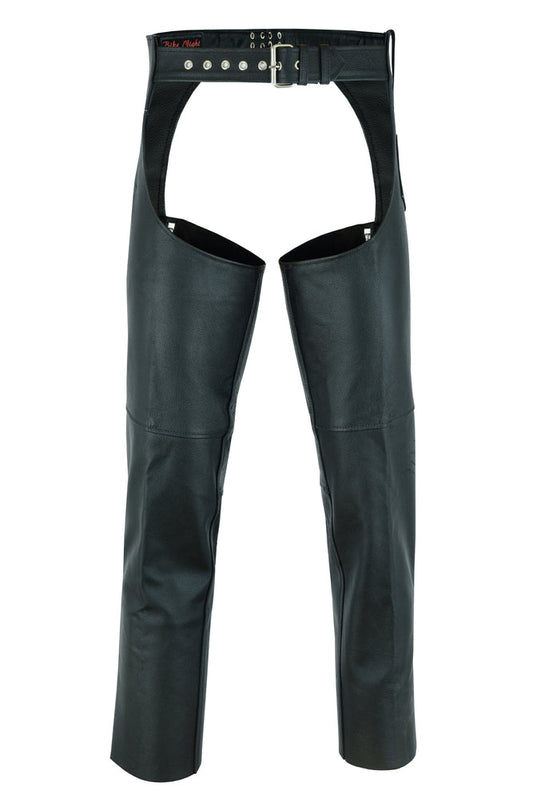 DS Unisex Basic Coin Pocket Leather Chaps
