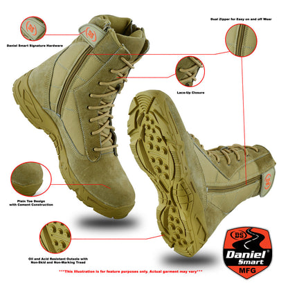 DS Men's 9'' Desert Sand Tactical Boots