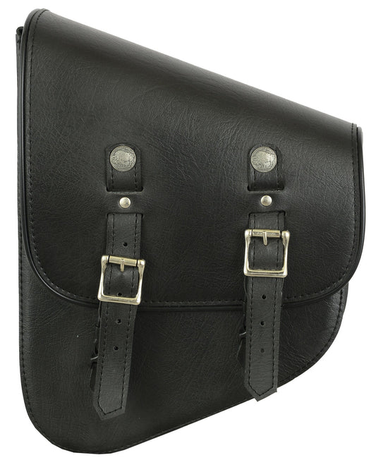 RC Left Side Premium Leather Swing Arm Bag W/ Buffalo Snaps