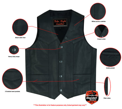 RC KiRC Traditional Style Plain Side Vest
