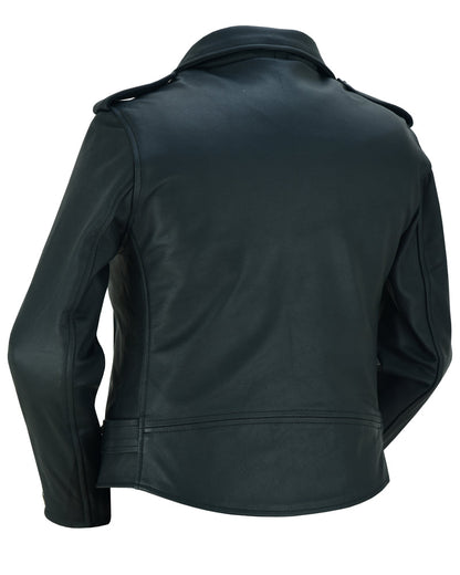 RC Women's Classic Plain Side Fitted M/C Style Jacket