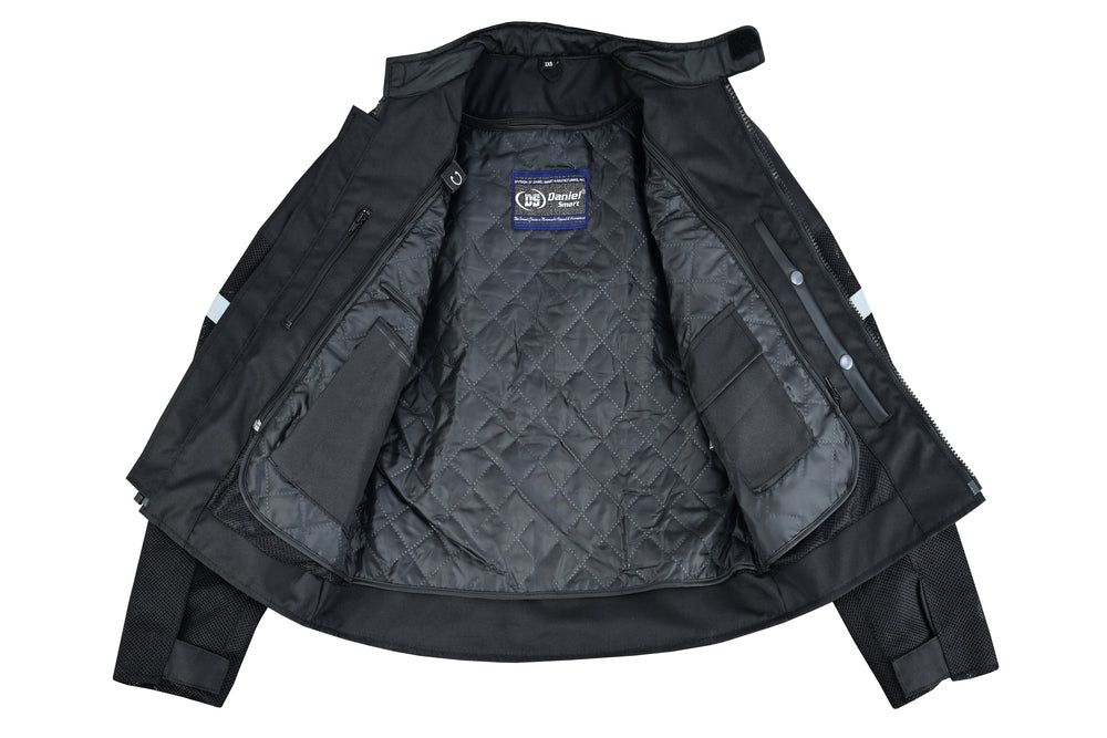 RC Mens Performance Mesh Motorcycle Jacket – Black