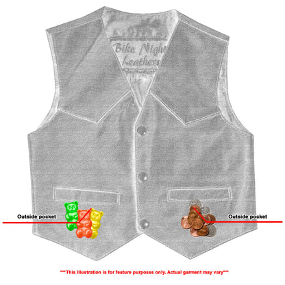RC Toddler Traditional Style Plain Side Vest