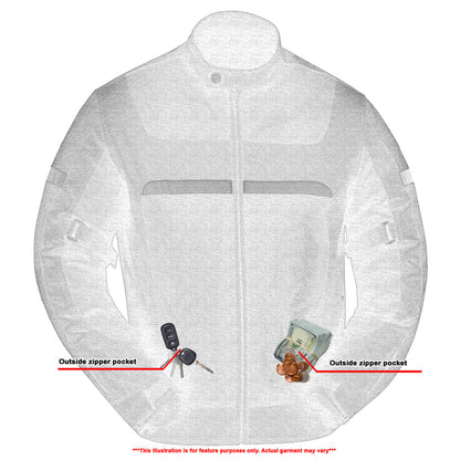 RC Men's Black Racer Mesh Jacket – Protective Design