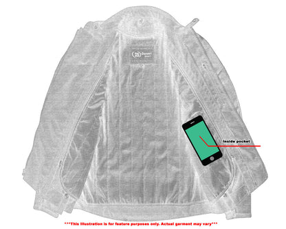 DS Men's Blast Black Micro Mesh Motorcycle Jacket – Ventilated