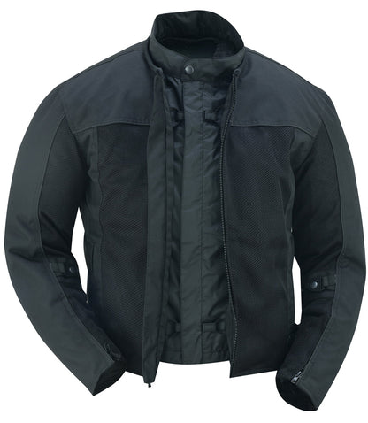 RC Cross Wind Men's Mesh Jacket – Black