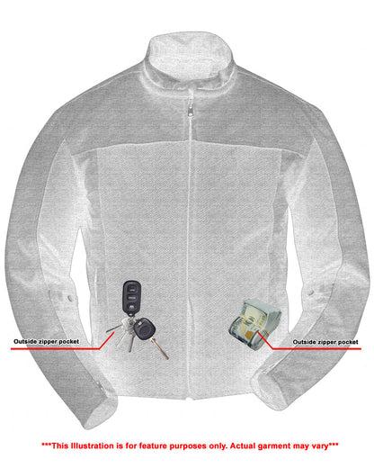 RC Cross Wind Men's Mesh Jacket – Black