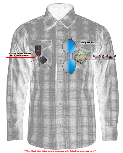 DS Flannel Shirt - Daze Blue and Black
