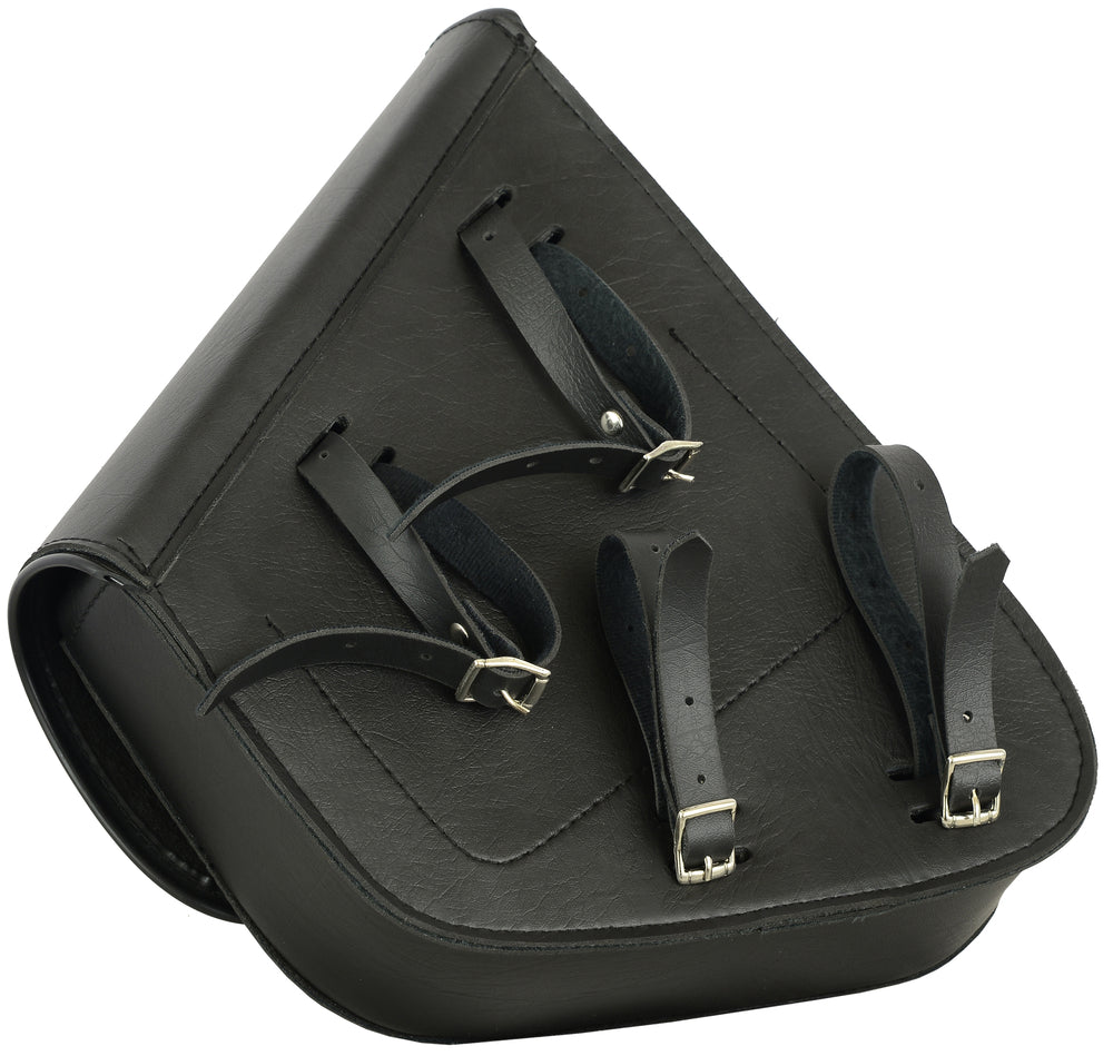 RC Left Side Synthetic Leather Swing Arm Bag W/ Buffalo Snaps
