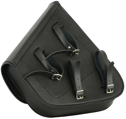 RC Left Side Synthetic Leather Swing Arm Bag W/ Buffalo Snaps